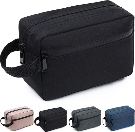 Toiletry Bag for Travel Men and Women, Shaving Bags for Bathroom Accessories, Cosmetic Brush Handle Storage Bags