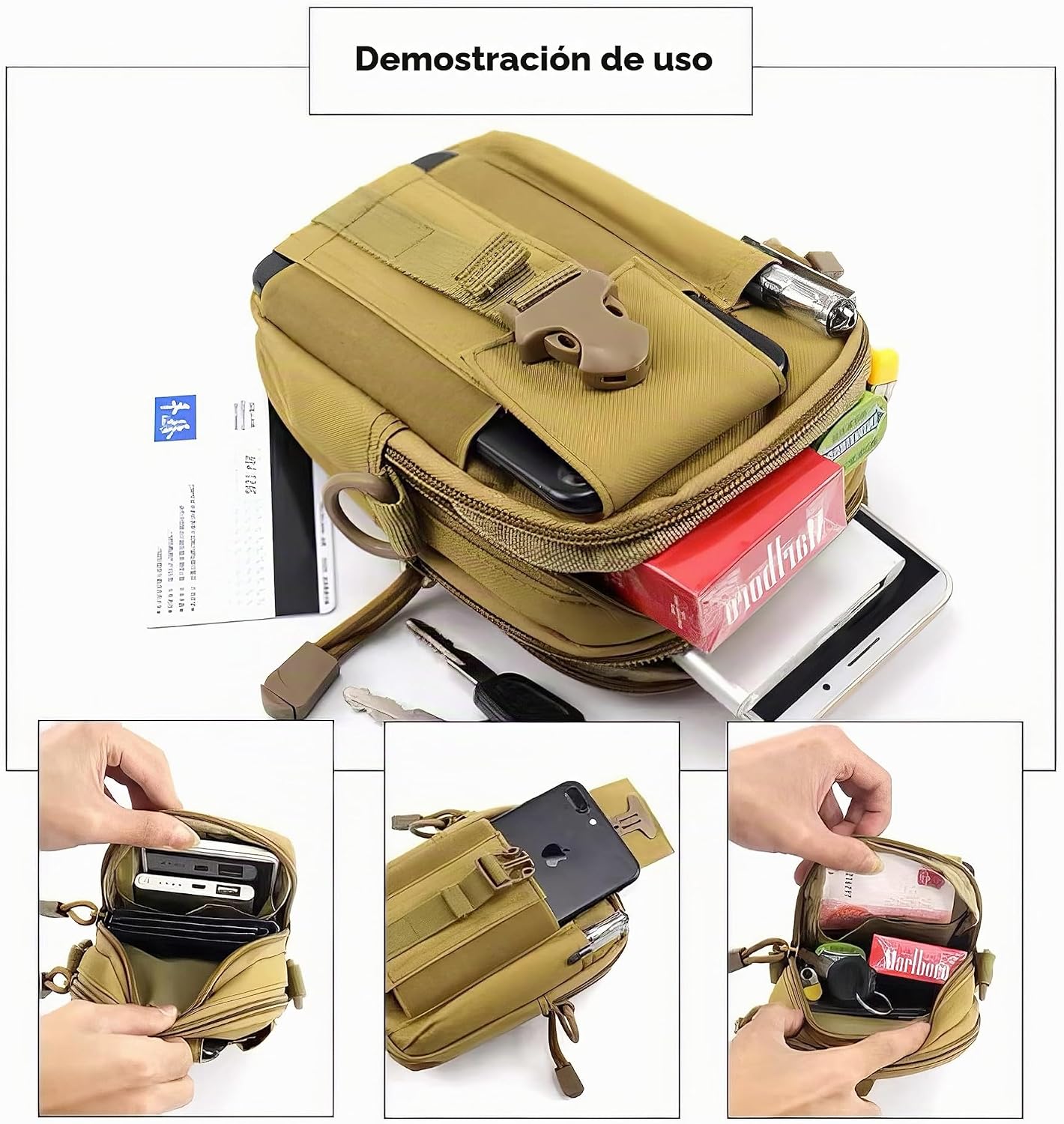 Tactical Waist Bag MOLLE Outdoor EDC Bag for Men Hiking Fanny Packs Man Bag Hand Man Belt Men's Tactical Belt Man Bag Men Belt Men Camping Accessories