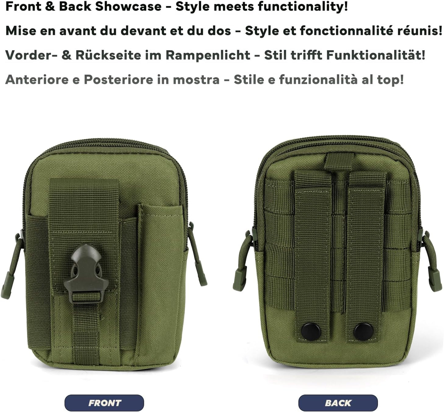 Tactical Waist Bag MOLLE Outdoor EDC Bag for Men Hiking Fanny Packs Man Bag Hand Man Belt Men's Tactical Belt Man Bag Men Belt Men Camping Accessories