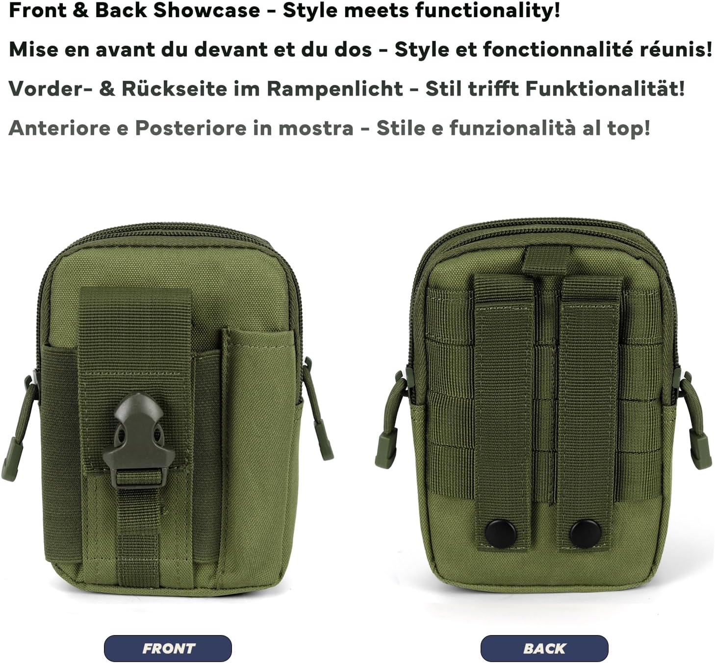 Tactical Waist Bag MOLLE Outdoor EDC Bag for Men Hiking Fanny Packs Man Bag Hand Man Belt Men's Tactical Belt Man Bag Men Belt Men Camping Accessories